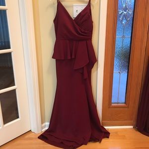 Maroon/burgundy Prom Dress